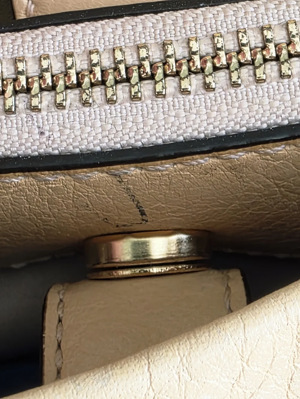 Coach 14574 Ashley Carryall Satchel Yellow Leather Shoulder Bag Y2K - Picture 12 of 16